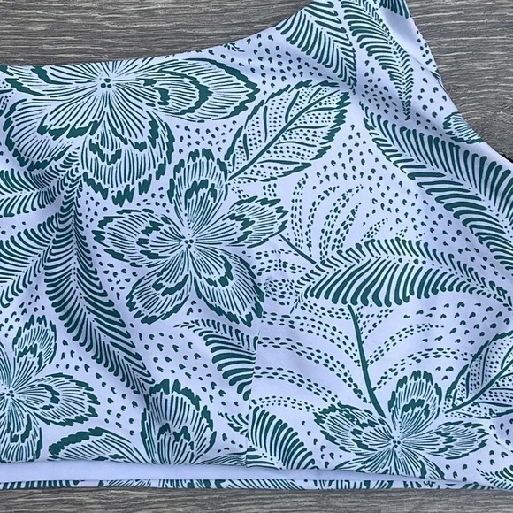 Rip Curl Rio Floral One Should Crop & Skimpy Coverage Bottoms, teal - Picture 16 of 16